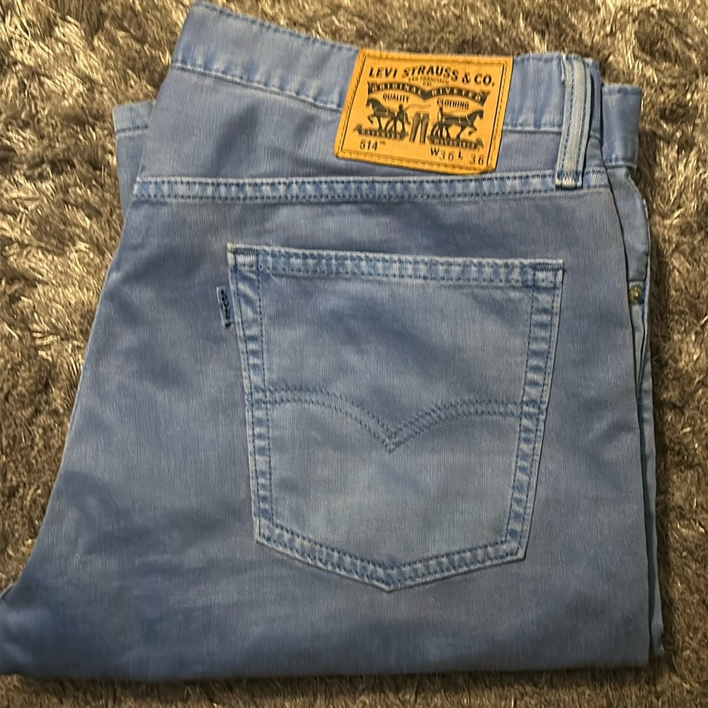 Levi’s 514 jeans baby blue size 36